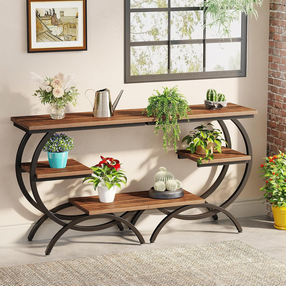 C-Shaped End Table