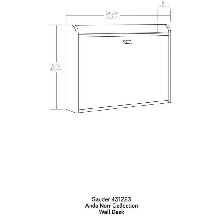 Wall-Mounted Floating Desk By Smart Living