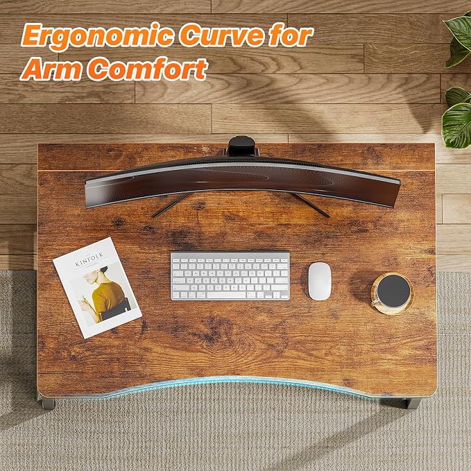 Folding Desk for Small Spaces, 31.5 Inch Foldable Computer Table